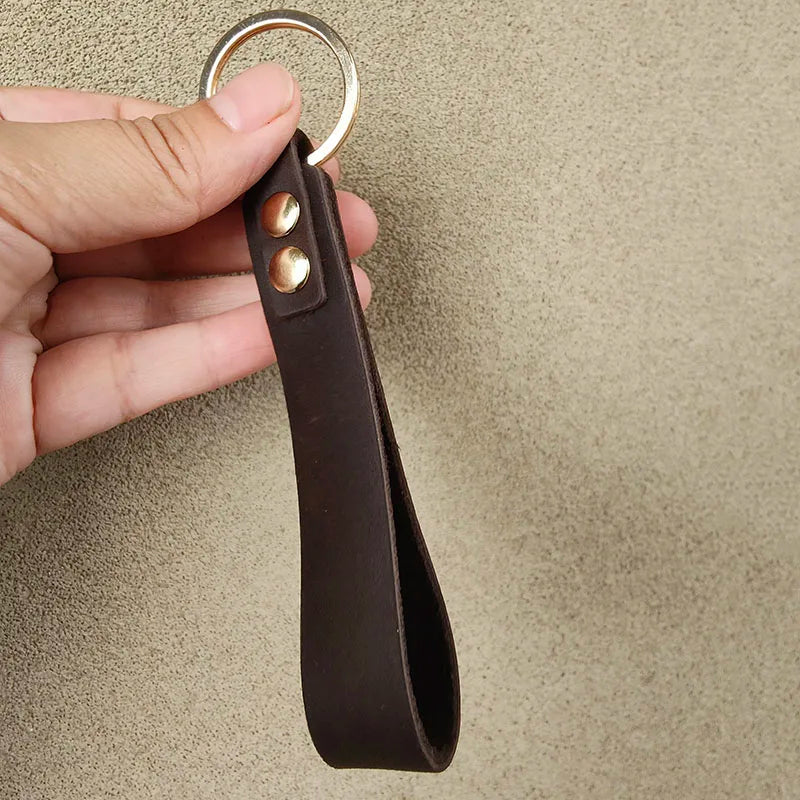 Vintage Leather Keychain