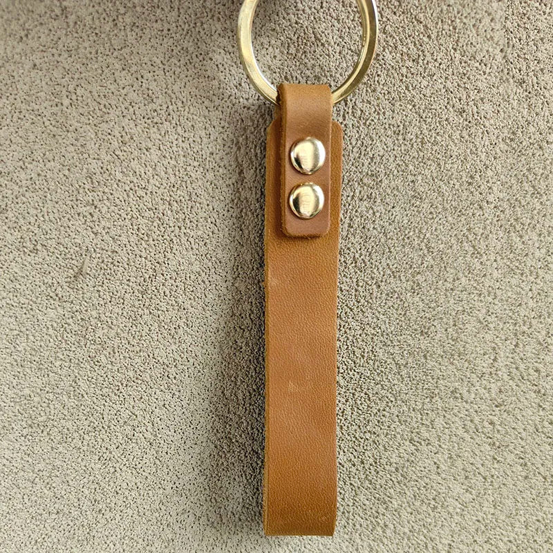 Vintage Leather Keychain
